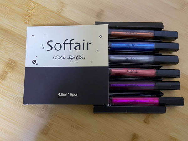 Soffair 6 Colors Lip Gloss Set